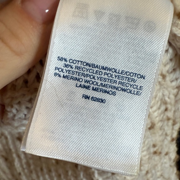 EUC Land's End Cowl Neck Cable Knit Sweater - Picture 3 of 5